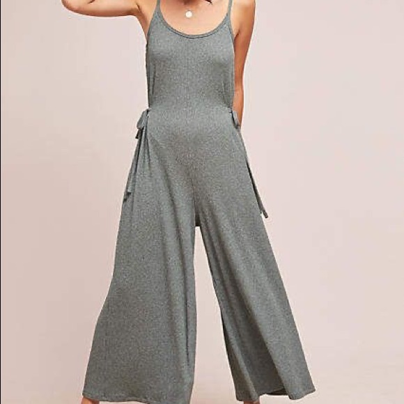 Black Anthro Jumpsuit - Picture 3 of 8